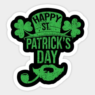 St. Patrick's Day - cylinder guy Sticker